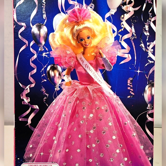 Vintage 1992 Barbie 30th. Anniversary Limited Edition Collectors Doll NEW - Picture 1 of 9